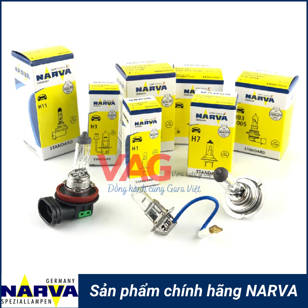 Bóng đèn NARVA 9005 HB3 12V 65W chính hãng NARVA từ Đức