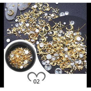 charm hũ trang trí nail