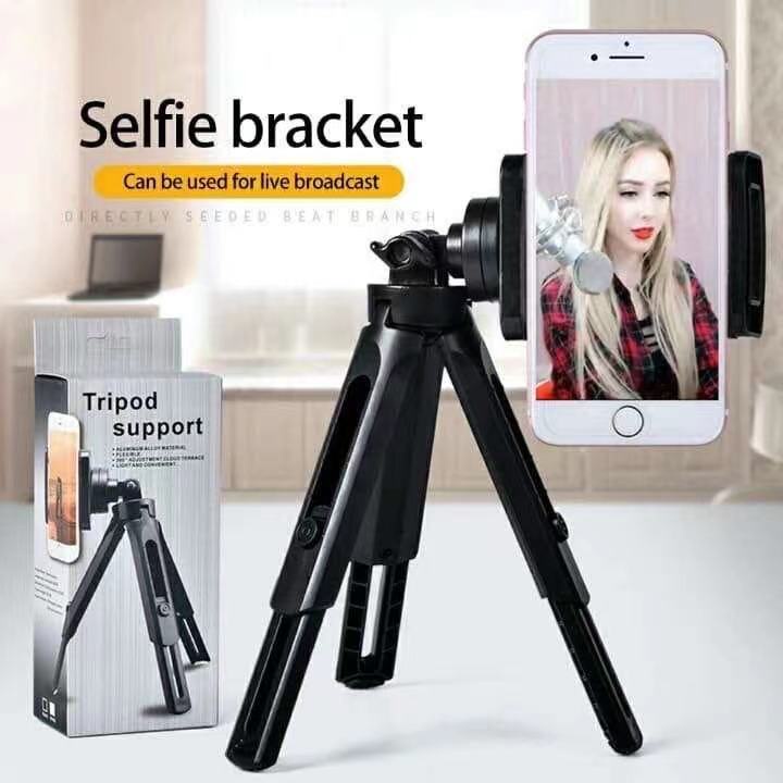 Giá Đỡ Ba Chân Mini Chống Trượt Linh Hoạt Đa Góc Cho Điện Thoại Di Động / Live