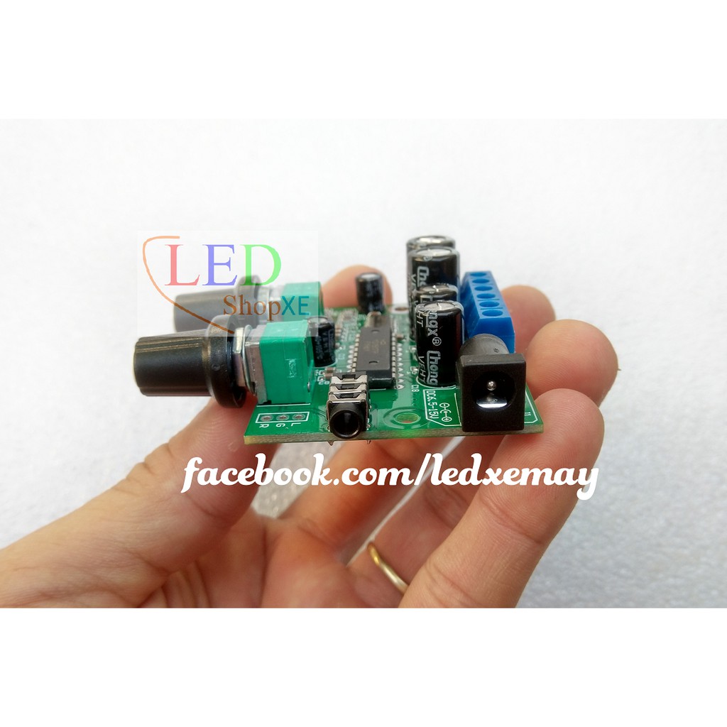 Mạch khuếch đại 2.1 mini 25w + 6w *2 Ledshopxe