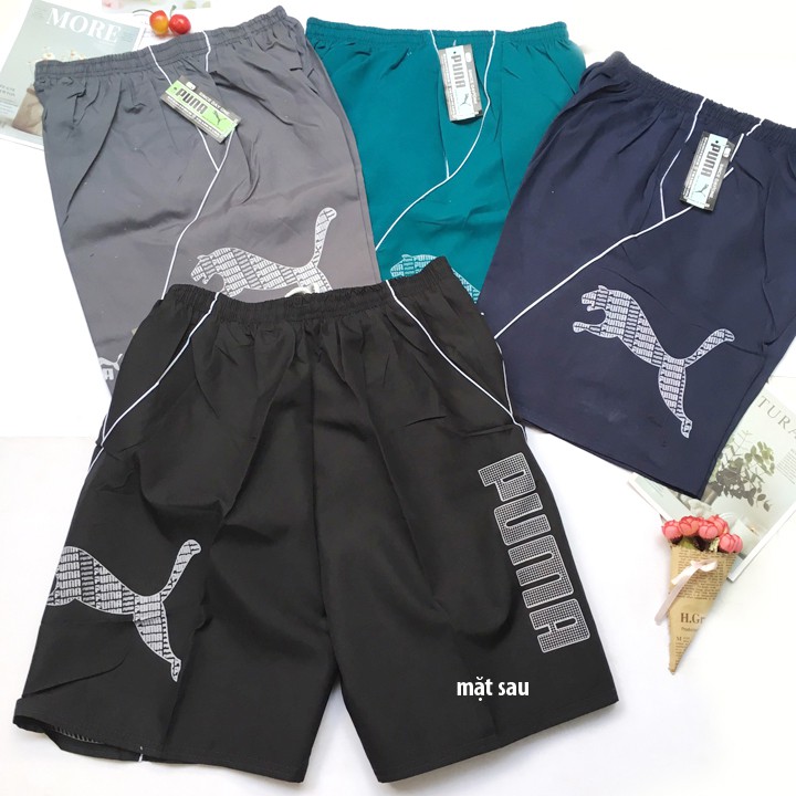 Quần đùi nam Quần sọt nam vải dù màu trơn - FREESIZE từ 58kg-68kg - QDN13 | BigBuy360 - bigbuy360.vn