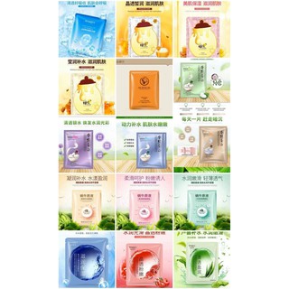 Combo gồm 10 mặt nạ giấy dưỡng da mụn cấp ẩm thải độc