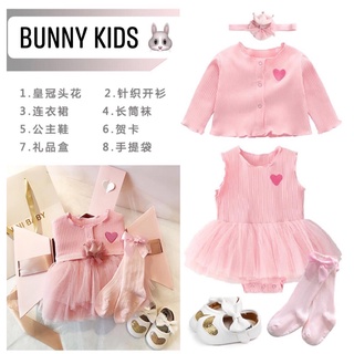 Set váy áo, phụ kiện cho bé_[Hàng Quảng Châu]