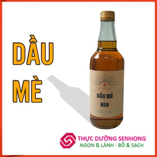Dầu mè đen nguyên chất (500ml) Ép lạnh thủ công
