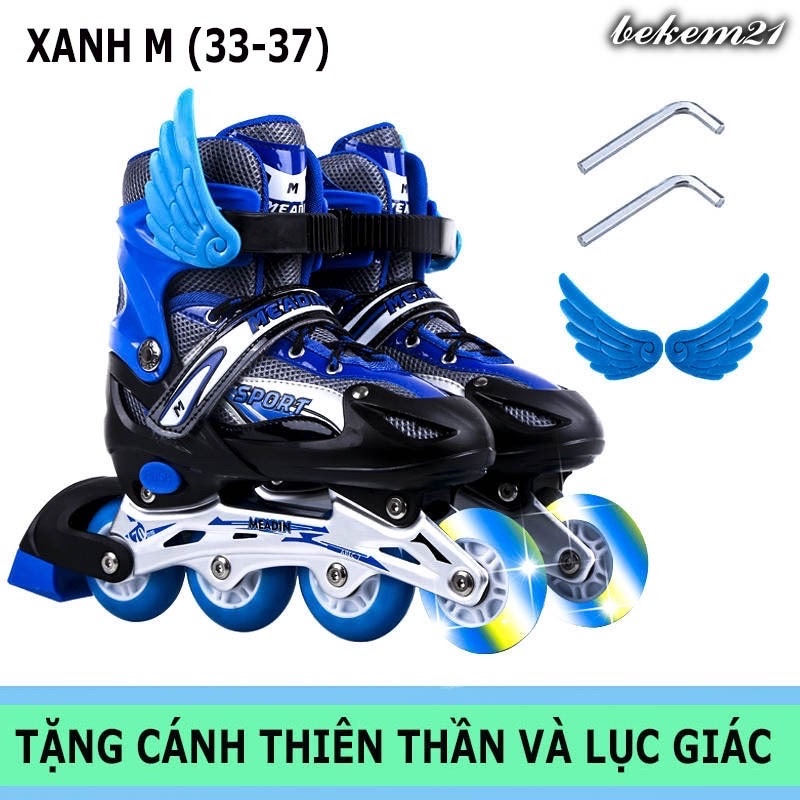 giày patin kèm bảo hộ