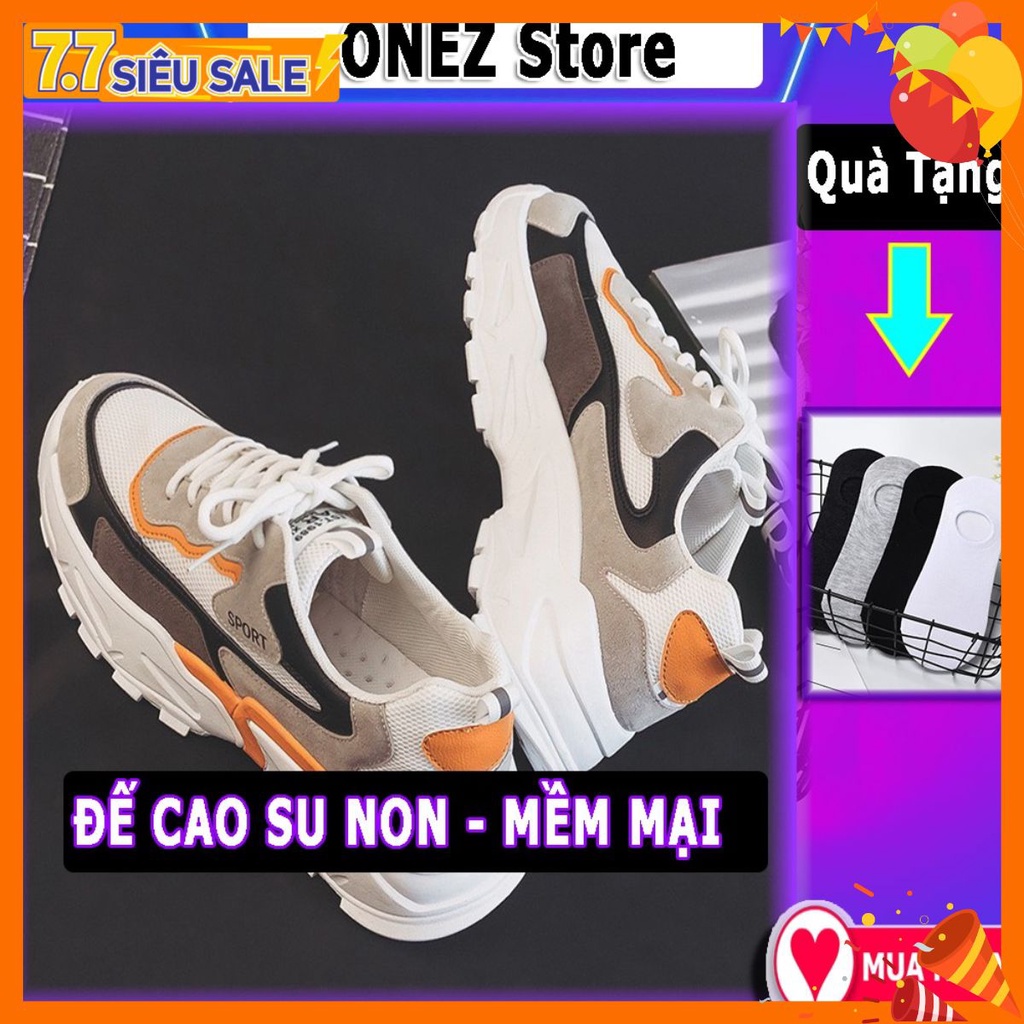 [Cao Cấp] Giày thể thao nam ONEZ,Giày Thể Thao Nam StreetStyle - Giày nam Trending 2021 GN20