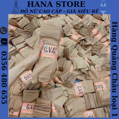 Tất Nữ xỏ ngón chống nắng GVG, Tất Cổ Cao Da Chân Vải cotton dày dặn, vớ cổ cao mềm mịn cực êm chân Hana Store
