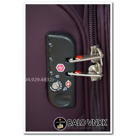 Vali vải dù cao cấp 5 bánh chống lật Brothers 1328 20 inch