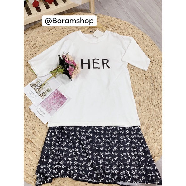 Set Áo kèm Váy Hoa Nhí Siêu Hot (Ảnh Thật) | BigBuy360 - bigbuy360.vn