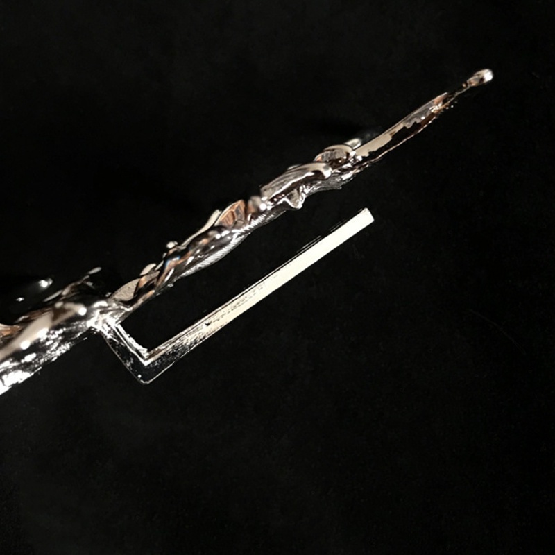 Kẹp Tóc Kim Loại Dạng Lỏng Hình Bướm Thời Trang