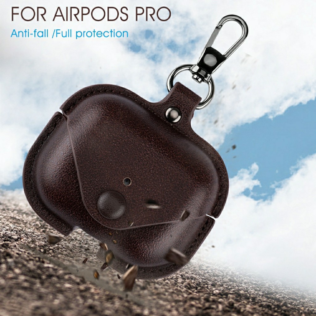 Vỏ bọc Case da mềm PU cho tai nghe Airpod 1, 2, 3 Pro, i11, i12, .. da siêu đẹp bảo vệ siêu tốt