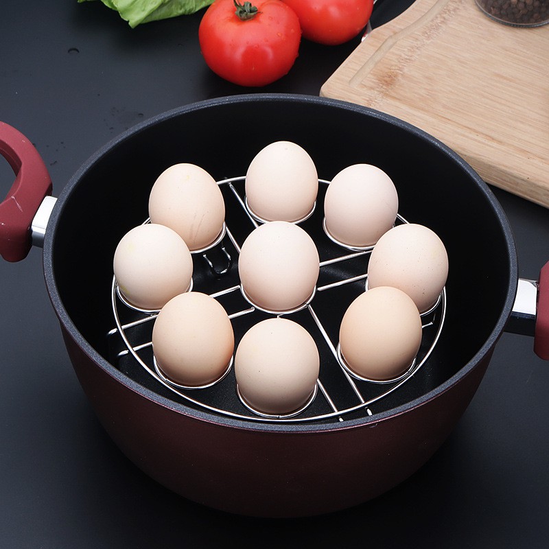 Giá hấp trứng, hấp thức ăn đa năng inox 304 (loại 9 ô)