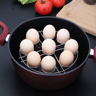 Giá Hấp Trứng Hấp Thực Phẩm Bằng Inox 304 Cao Cấp,Giá Vỉ Hấp Đồ Ăn Thức Ăn Đa Năng,Loại Chắc Chắn,Chịu Lực Tốt(Loại 9 Ô)