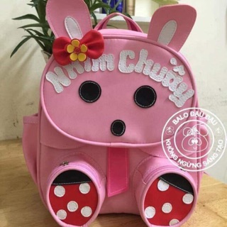 Balo cho bé thỏ size mầm non to nhất