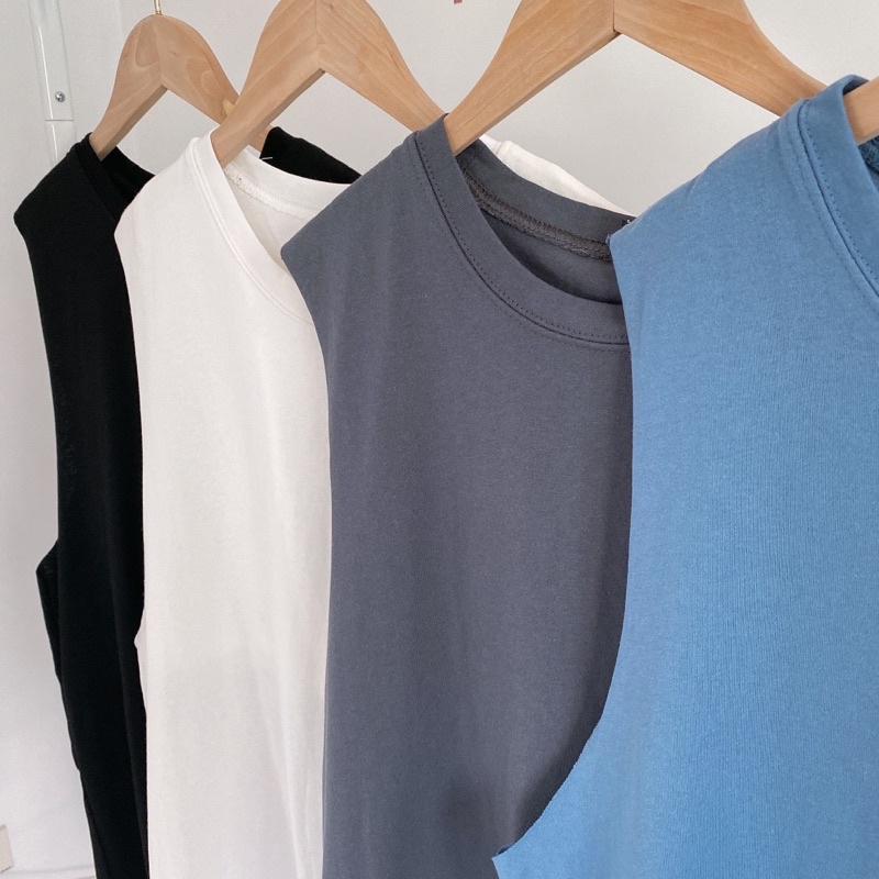 Váy Tanktop Comes Dáng Xuông PHULA Nữ 🌸 [FREESHIP] Đầm Sát Nách Hình Basic Trơn Màu ĐEN | TRẮNG | XANH Ulzzang | BigBuy360 - bigbuy360.vn