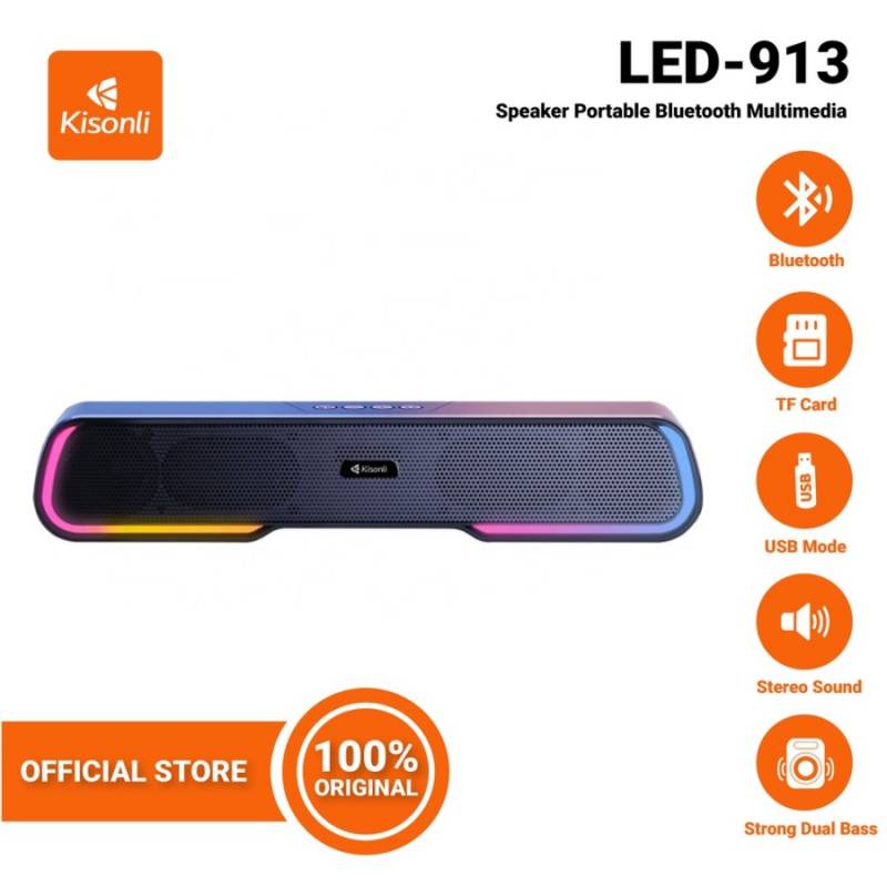Loa Vi Tính Bluetooth Kisonli TM 25W LED-RGB / Skysound 818 / - Loa vi tính Âm Bass Hay
