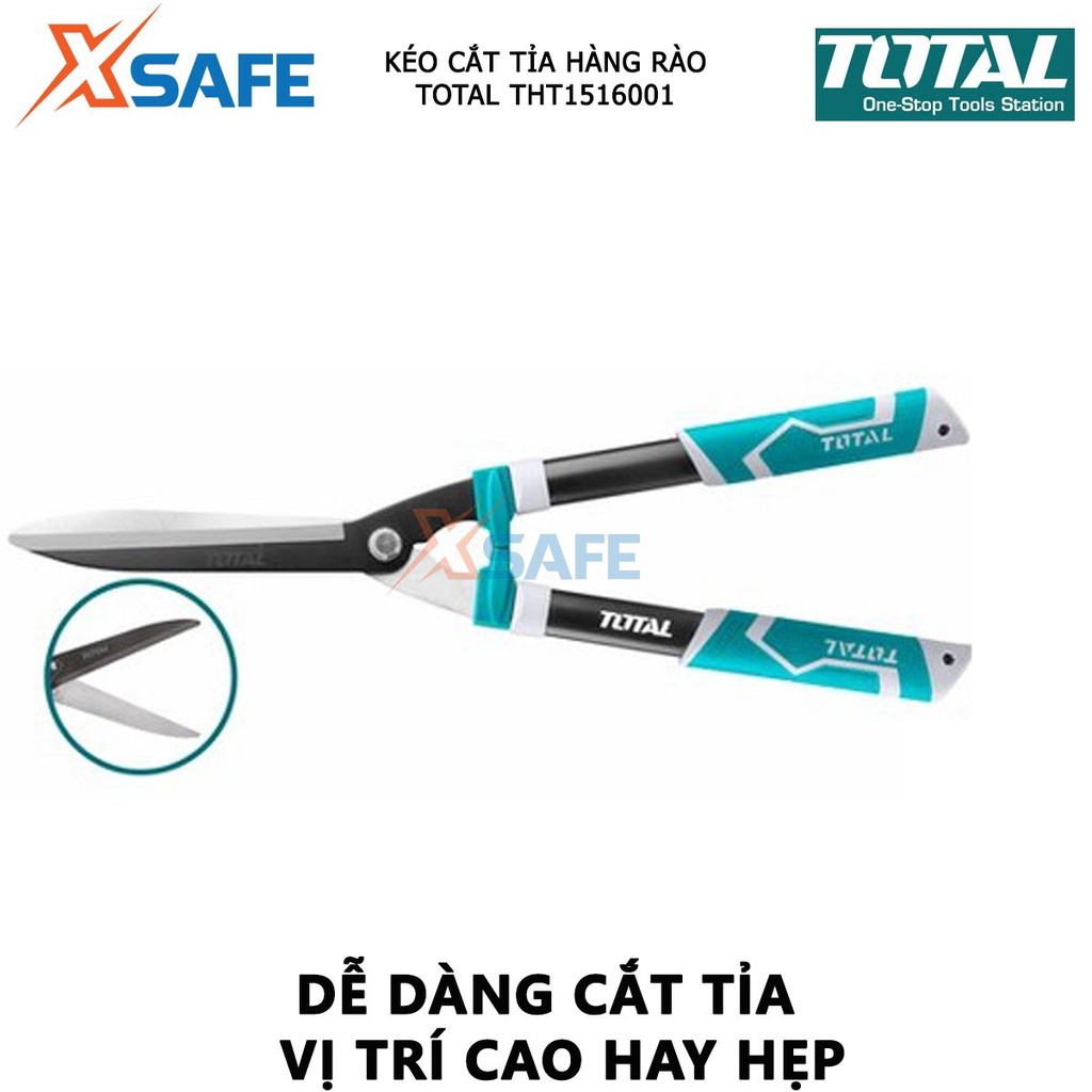 Kéo cắt tỉa hàng rào TOTAL THT1516001 | dụng cụ cắt cây kiểng, kích thước 22 inch, Chất liệu thép không gỉ - CHÍNH HÃNG