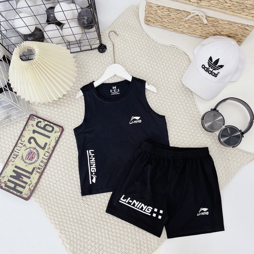 Bộ đồ ba nỗ sát lách chất liệu thông hơi mùa hè cho bé yêu từ 32_45kg