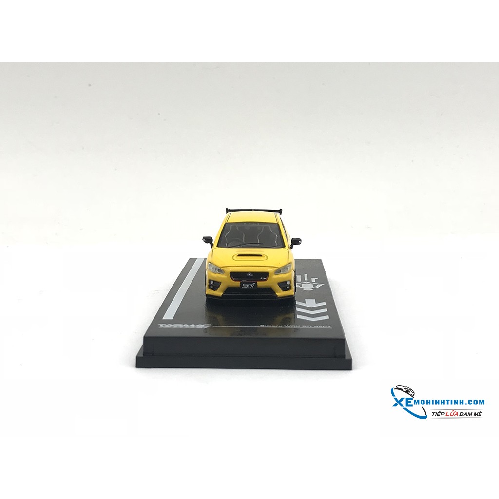 Xe Mô Hình Subaru WRX STi S207 1:64 Tarmac Works ( Vàng )