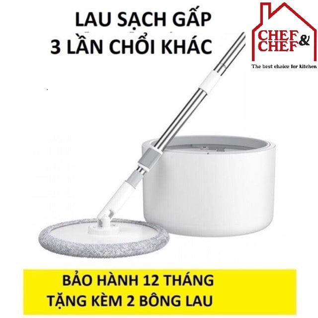 BỘ CHỔI LAU NHÀ TÁCH NƯỚC BẨN THẾ HỆ MỚI CHEF&amp;CHEF SIÊU HIỆN ĐẠI