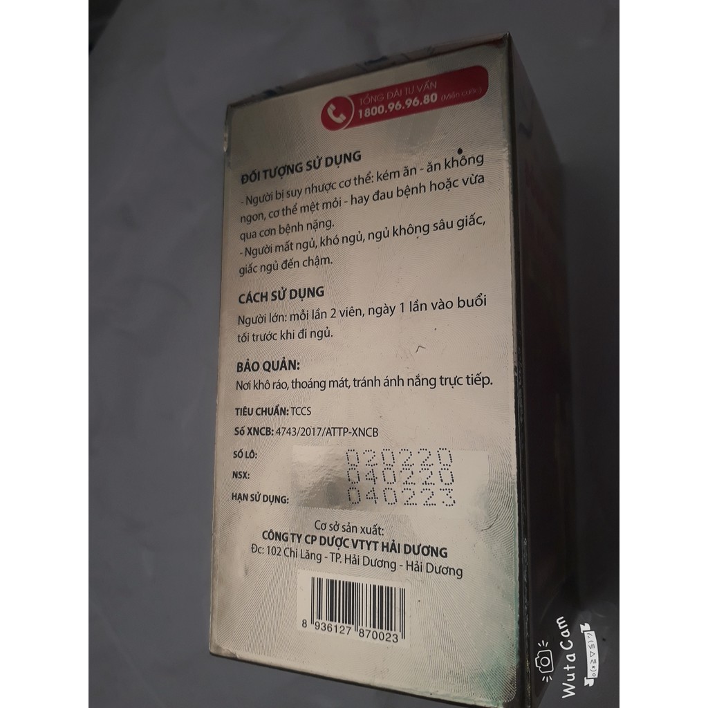 (CHÍNH HÃNG) Viên uống ĐÔNG TRÙNG ĂN NGỦ NGON, bồi bổ cơ thể, giảm mệt mỏi, căng thẳng, chán ăn, giúp ngủ ngon,