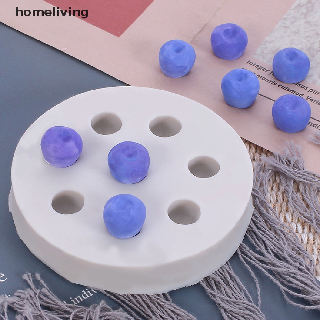 Khuôn Silicon Làm Bánh Hình Quả Việt Quất / Raspberry 3D Độc Đáo