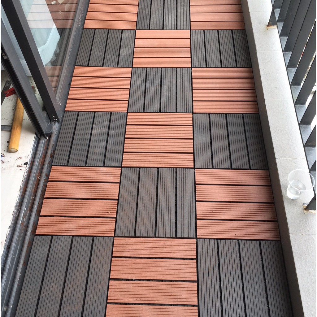 VỈ GỖ NHỰA COMPOSITE LÓT SÂN VƯỜN - BAN CÔNG