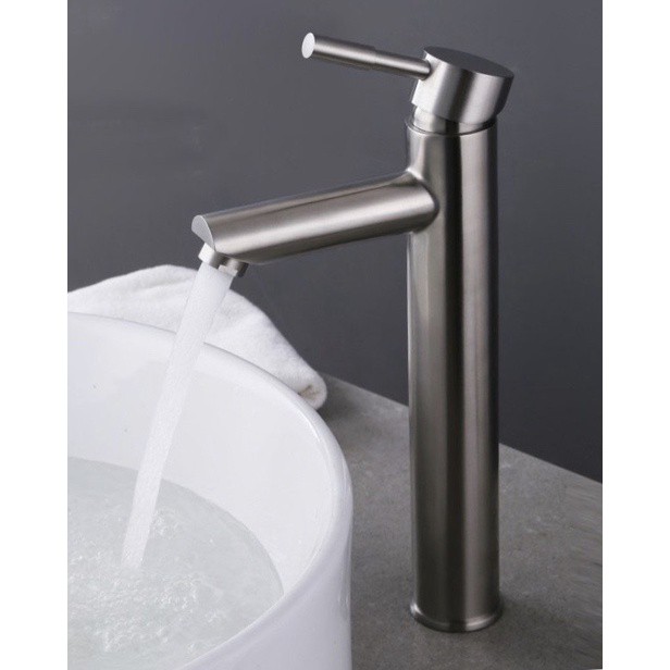 Vòi lavabo nóng lạnh - Vòi lavabo nóng lạnh cao cấp inox 304(tặng kèm dây cấp nóng lạnh)