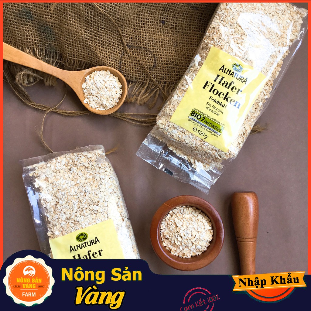 Yến mạch tươi nguyên chất Hafer Flocken 500gr (Cán vỡ 3 phút ăn liền) - Nhập Khẩu Từ Đức | BigBuy360 - bigbuy360.vn