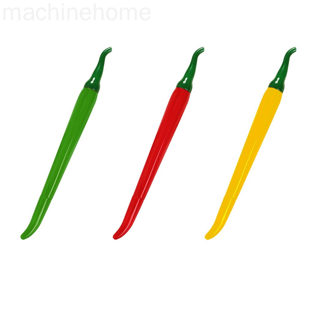 Bút Bi Mực Đen Ngòi 0.5mm Hình Quả Ớt Độc Đáo