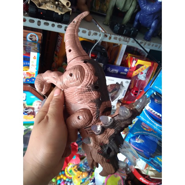Đồ chơi khủng long sừng chạy pin