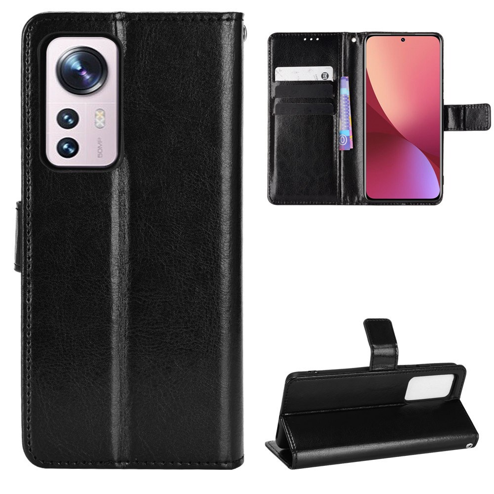 Ốp Lưng Điện Thoại Dạng Ví Da Lật Sang Trọng Dành Cho Xiaomi Mi 12 Pro 12X Xiomi Mi12 / Mi12X