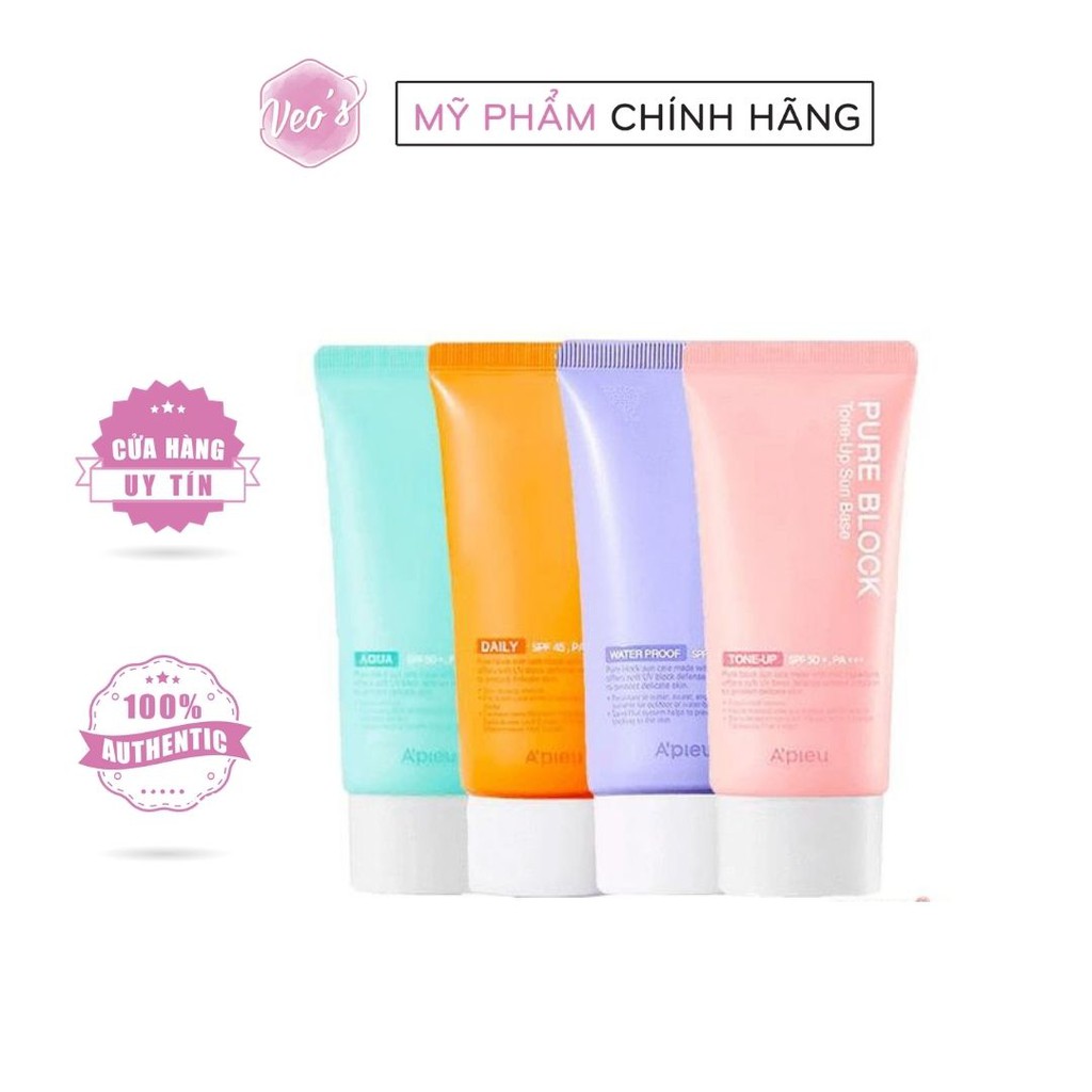 Kem Chống Nắng A'pieu Pure Block SPF 50+ PA+++