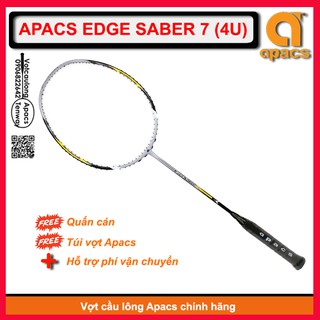 Vợt cầu lông apacs edge saber 7 - 4u