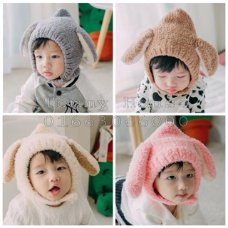 Mũ lông xù/nón lông xù cho bé mù đông 1-6 tuổi