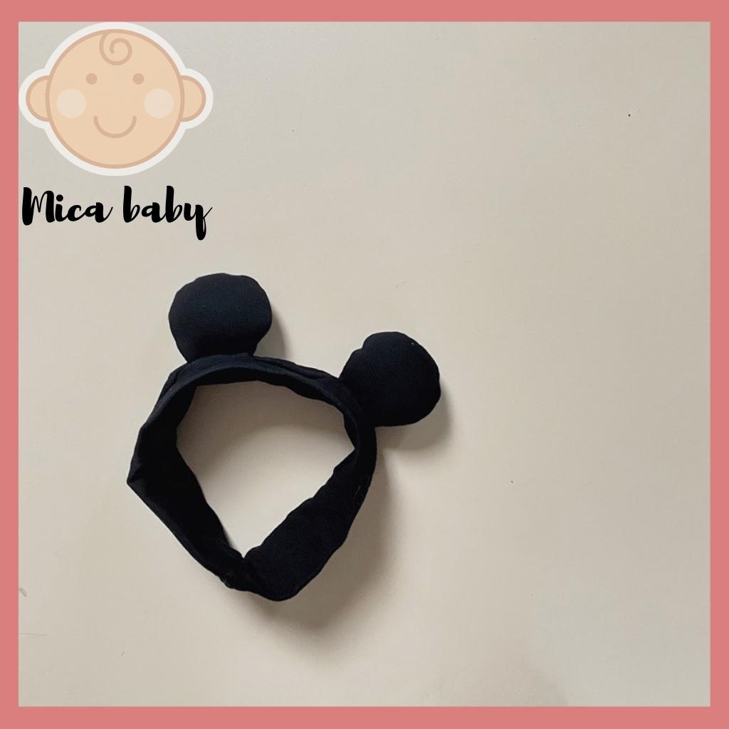 Băng đô, turban tai gấu đáng yêu cho bé Mica baby BD42