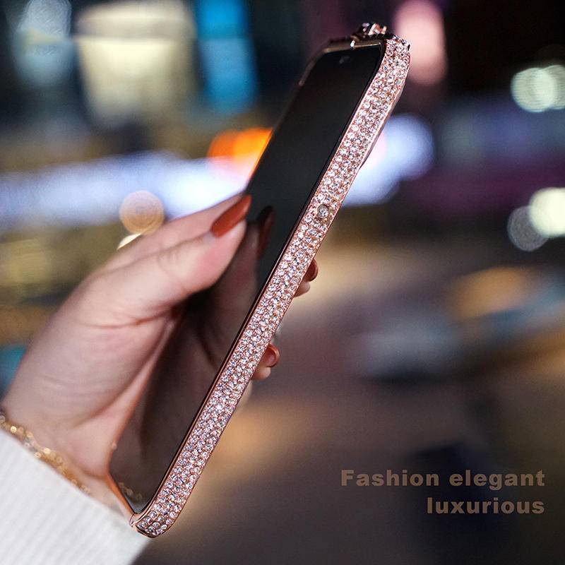 Ốp Điện Thoại Acrylic Lấp Lánh Sang Trọng Cho Iphone 13 12 11 Pro Max XS Max Xr X XS