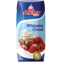 Kem Sữa Whipping Cream Anchor 250ml (Chỉ giao hỏa tốc trong TPHCM bằng Grab hay Now)