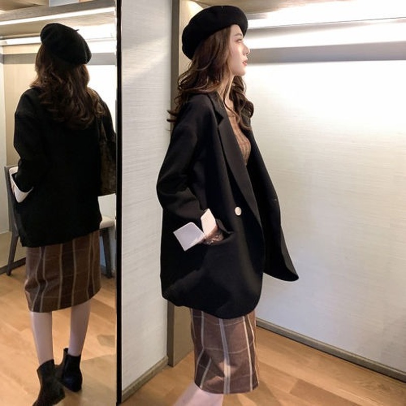Áo Khoác Dáng Rộng Phong Cách Hàn Quốc Thời Trang 2020 Dành Cho Nữ