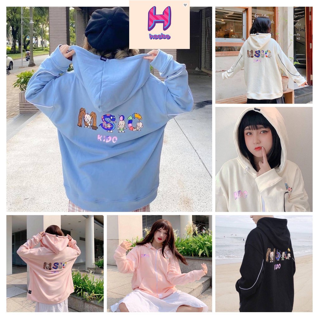 Áo Hoodie Nữ MSIC KIDO Bigsize