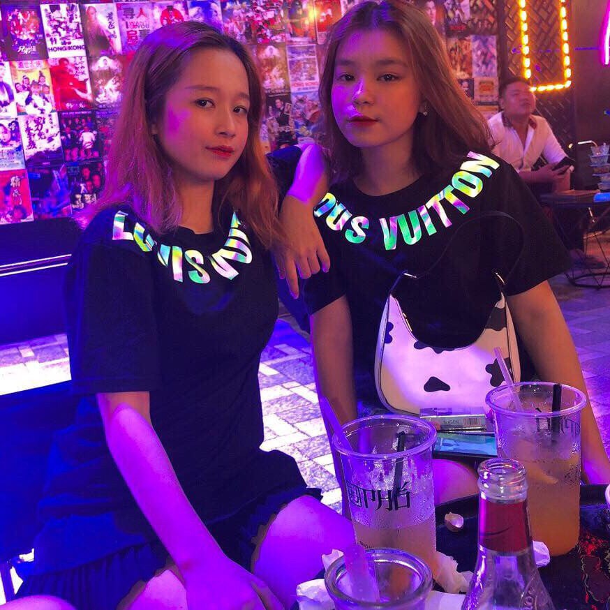 Áo Thun Phản Quang LOUIS  tay lỡ form rộng, phản quang đa sắc ATPQ14 Unisex