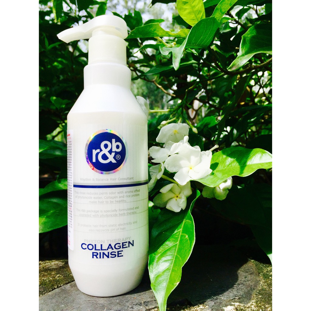 Dầu xả ngăn rụng tóc R&amp;B Collagen Rinse 450ml