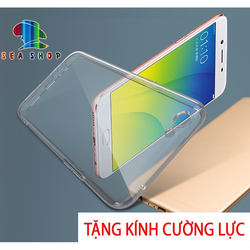 [TẶNG CƯỜNG LỰC]Ốp lưng Oppo F3 - A77 silicon trong suốt