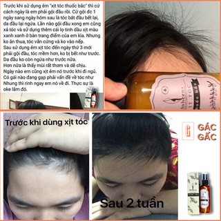 Xịt Tóc Thuốc Bắc 50 Vị Hữu Cơ [100ML]