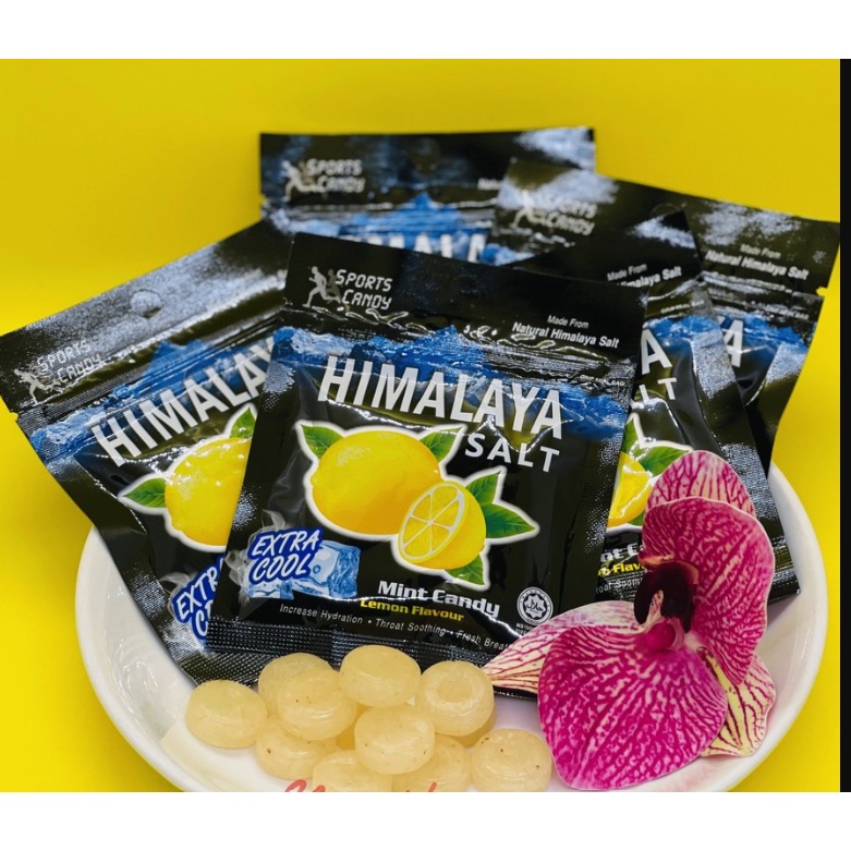 Combo 2 gói Kẹo bạc hà chanh muối Himalaya Salt Mint Candy Lemon Flavour