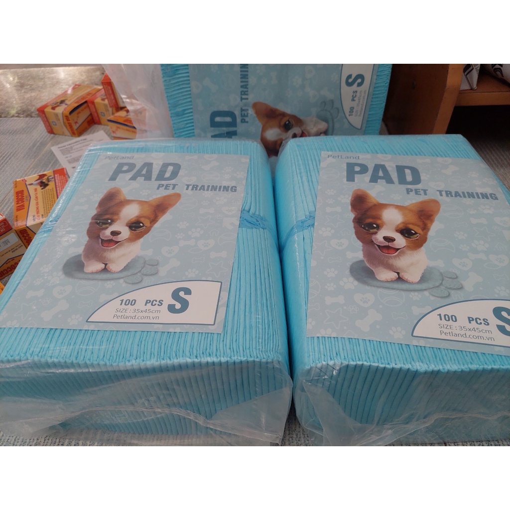 lẻ 10 miếng Tã Lót Chuồng Cho Chó Mèo, Tả Chó Siêu Thấm Hút. Kích thước 35x45cm