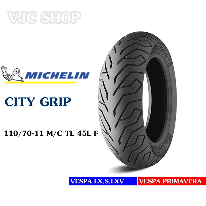 Vỏ ( Lốp ) xe Michelin City Grip 110/70-11 TL Thái Lan _ Lốp Trung Thành