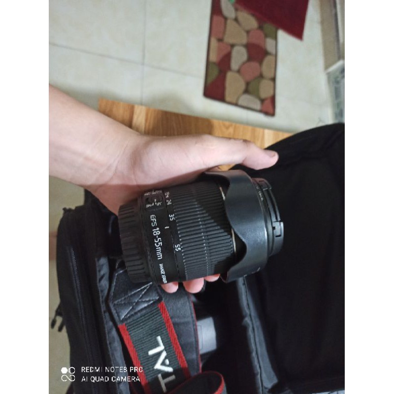 Canon 40D + Lens kit 18-55 STM II