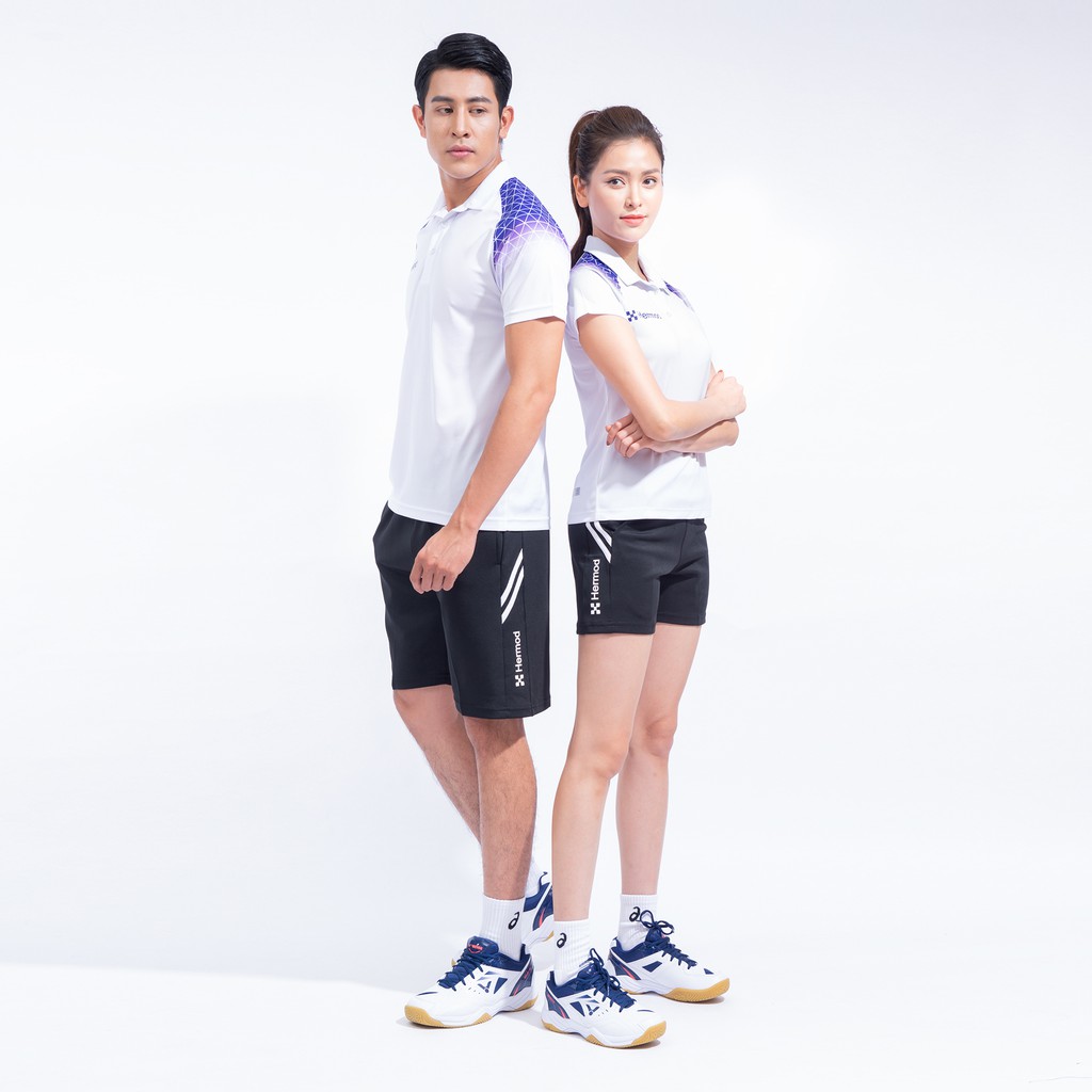 Quần Short Thể Thao Nữ HERMOD Tennis, Cầu Lông, Vải Co Dãn, Thoáng Mát L01TR