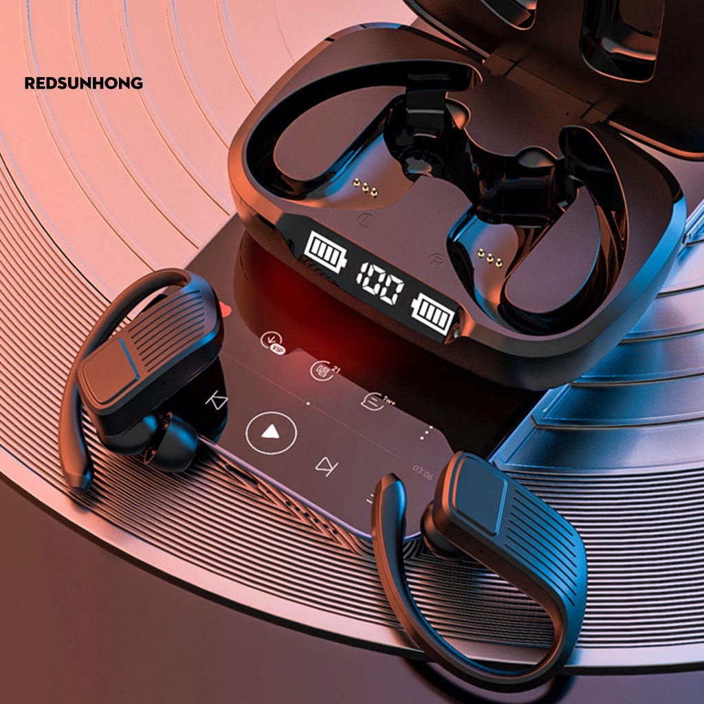 Tai Nghe T11-A Bluetooth 5.0 Hiệu Ứng Âm Thanh Nổi Có Móc Vành Tai